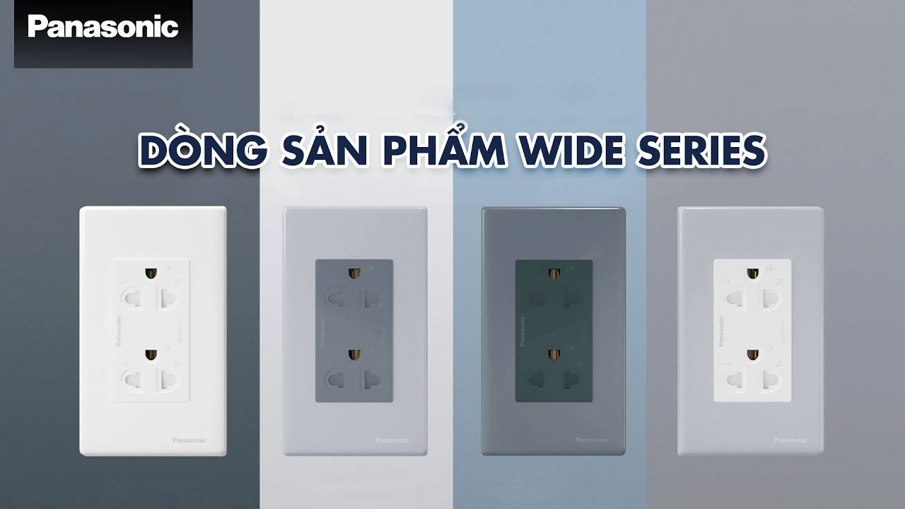 Ổ cắm điện Panasonic dòng Wide