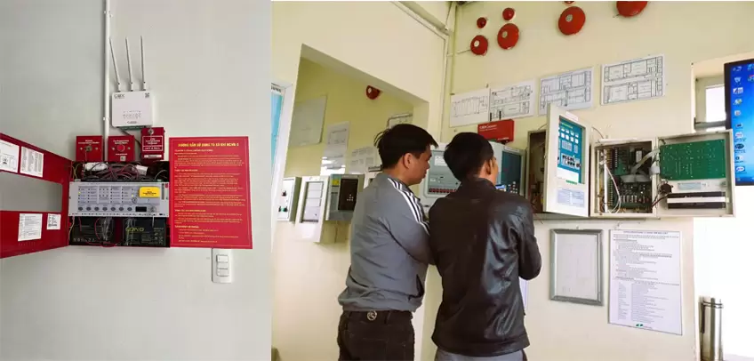Trung tâm báo cháy cần lắp đặt tại nơi có người trực