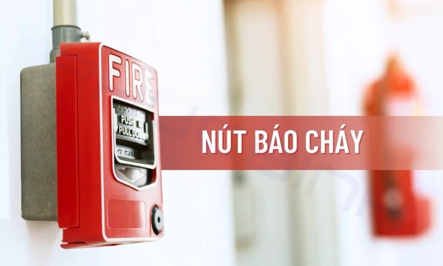 Nút báo cháy khẩn cấp lắp đặt tại nơi dễ thấy