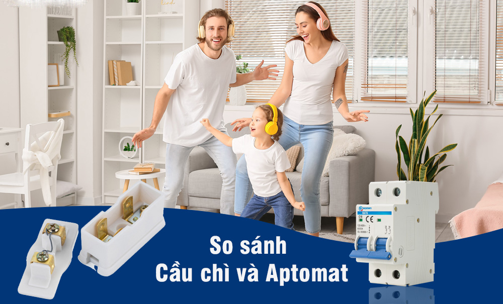 Sự khác biệt giữa cầu dao và cầu chì