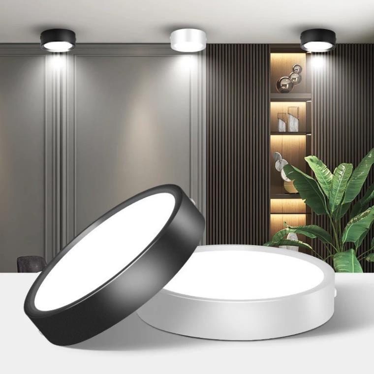 Đèn Led ốp trần được ứng dụng rộng rãi trong trang trí nôi ngoại thất