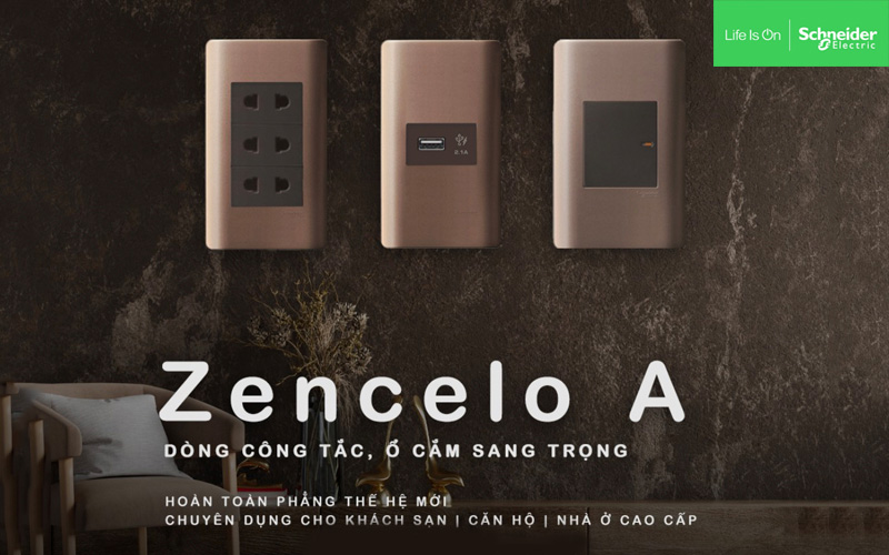 Công tắc, ổ cắm Zencelo A Schneider